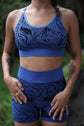 BodyDream Seamless Blue Sculpting Activewear Set