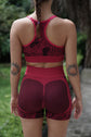 BodyDream Seamless Red Sculpting Activewear Set