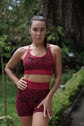 BodyDream Seamless Red Sculpting Activewear Set