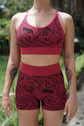 BodyDream Seamless Red Sculpting Activewear Set